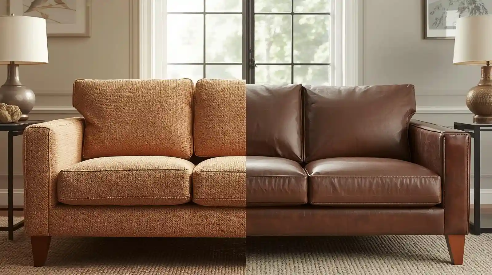 Fabric vs Leather Sofa A Quick Comparison